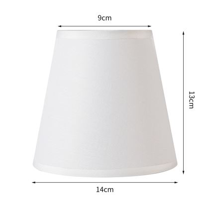 Brilagi - Univerzalni abažur NUBILA E27 13x9 cm bela