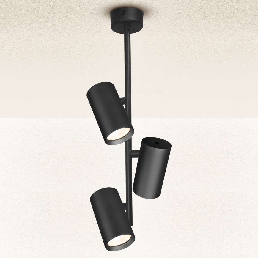 Brilagi - Viseći luster SELE VERTICAL 3xGU10/30W/230V crno