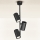 Brilagi - Viseći luster SELE VERTICAL 3xGU10/30W/230V crno