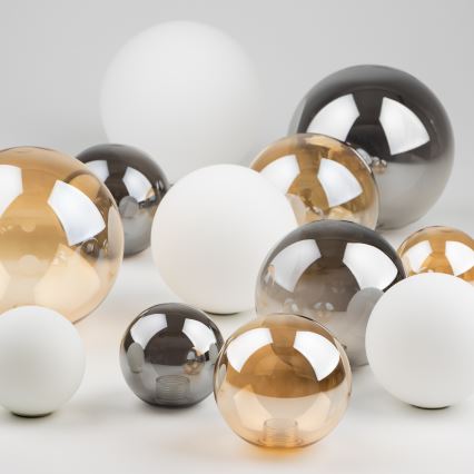 Brilagi - Zamensko staklo za luster, zidno svetilo i lampu MISTEL, MILLA prečnika 12 cm, belo