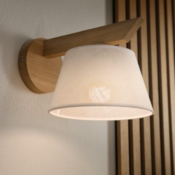 Brilagi - Zidna lampa ANTHONY 1xE14/40W/230V hrast/bela