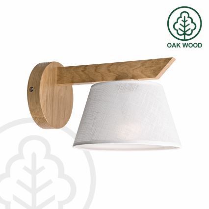 Brilagi - Zidna lampa ANTHONY 1xE14/40W/230V hrast/bela