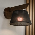 Brilagi - Zidna lampa ANTHONY 1xE14/40W/230V hrast/crno