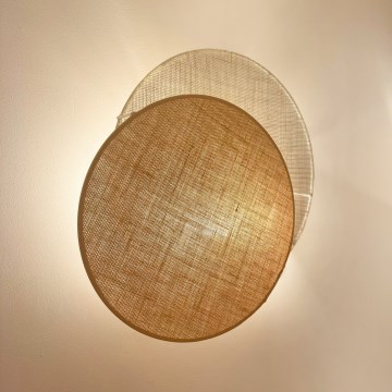 Brilagi - Zidna lampa CIRCLES 1xE27/15W/230V 35x32 cm bež/kremasta