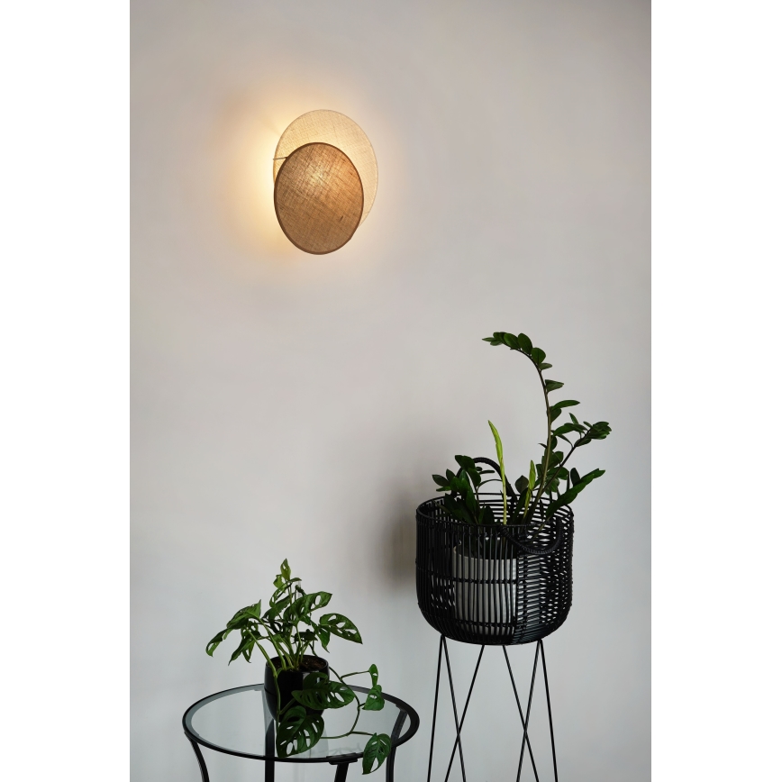 Brilagi - Zidna lampa CIRCLES 1xE27/15W/230V 35x32 cm bež/kremasta