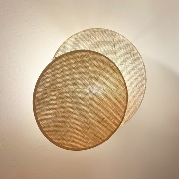 Brilagi - Zidna lampa CIRCLES 1xE27/15W/230V 45x45 cm bež/kremasta