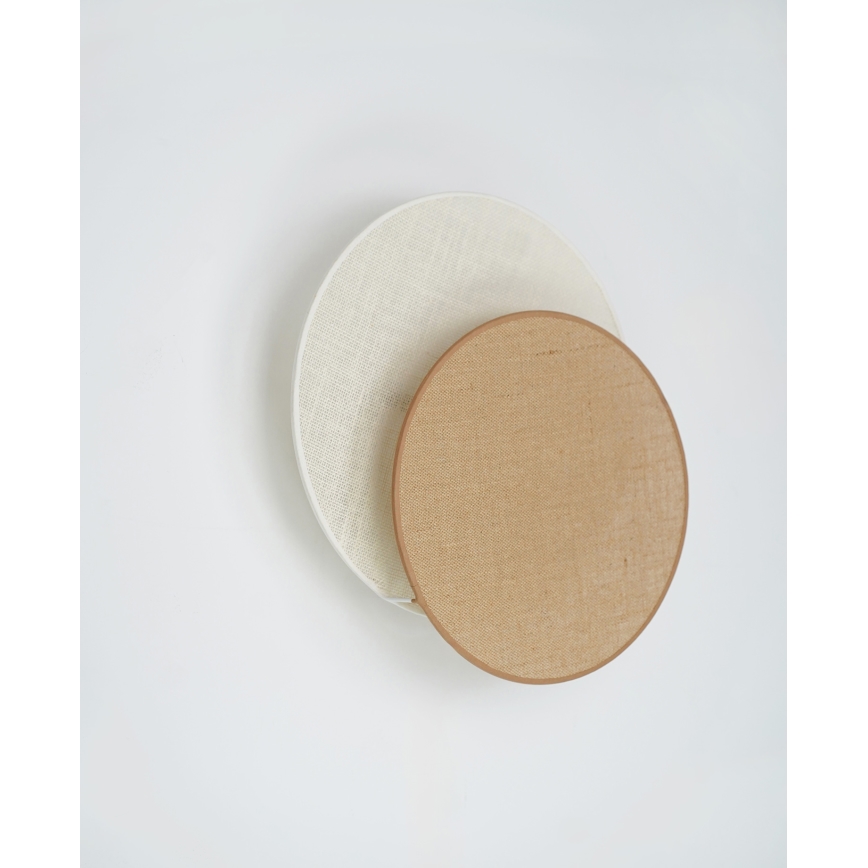 Brilagi - Zidna lampa CIRCLES 1xE27/15W/230V 45x45 cm bež/kremasta