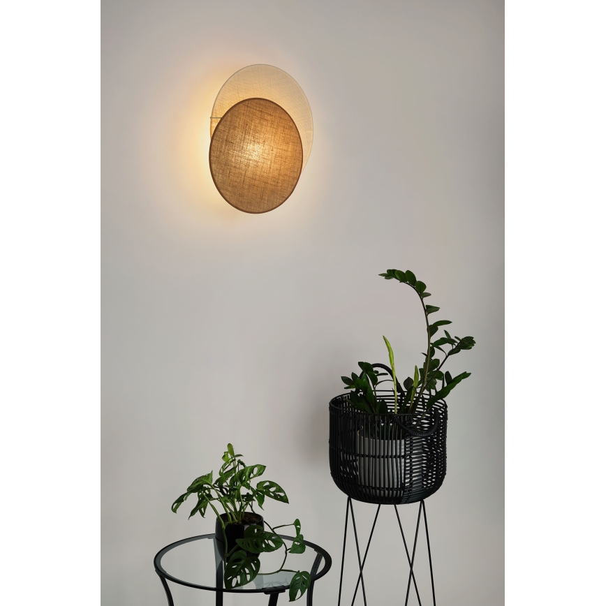 Brilagi - Zidna lampa CIRCLES 1xE27/15W/230V 45x45 cm bež/kremasta