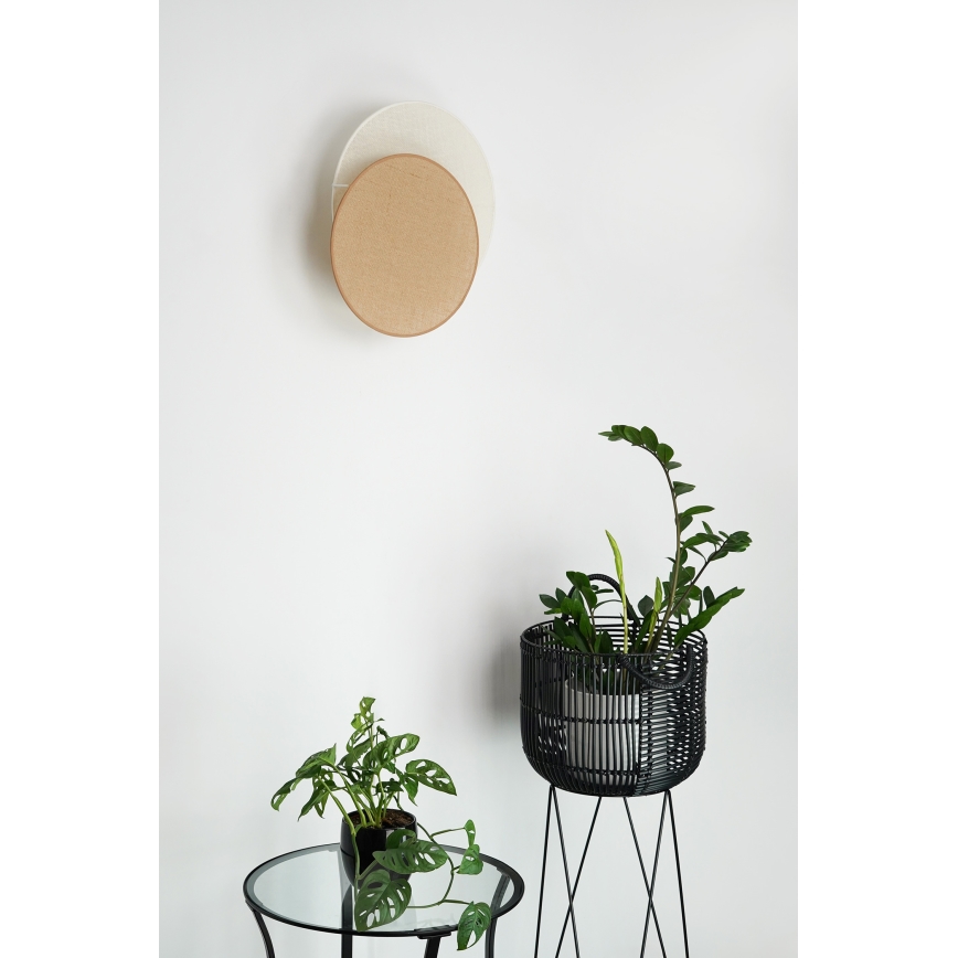 Brilagi - Zidna lampa CIRCLES 1xE27/15W/230V 45x45 cm bež/kremasta