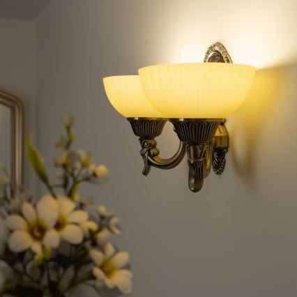 Brilagi - Zidna lampa CLASSIC 2xE27/60W/230V mesing