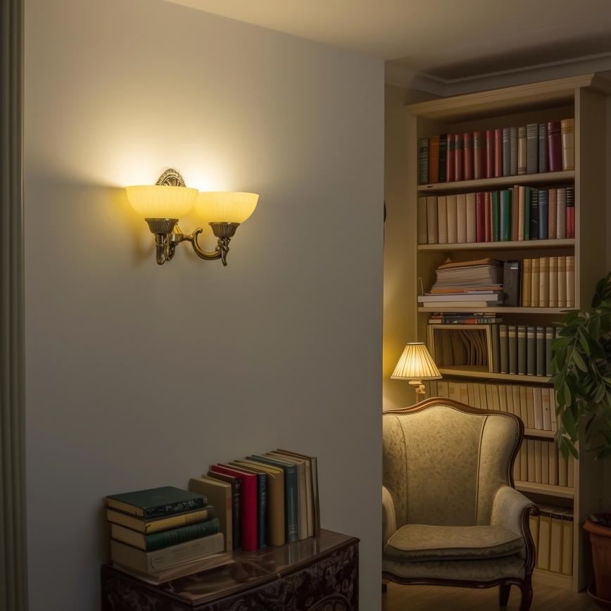 Brilagi - Zidna lampa CLASSIC 2xE27/60W/230V mesing
