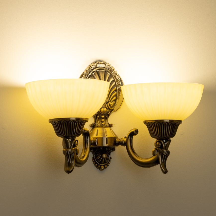 Brilagi - Zidna lampa CLASSIC 2xE27/60W/230V mesing