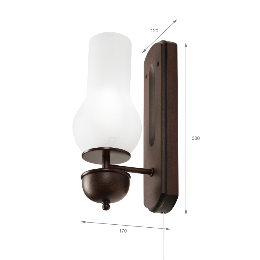 Brilagi - Zidna lampa COTTAGE 1xE14/40W/230V bukva/bela