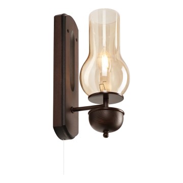 Brilagi - Zidna lampa COTTAGE 1xE14/40W/230V bukva/braon