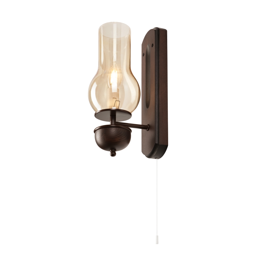 Brilagi - Zidna lampa COTTAGE 1xE14/40W/230V bukva/braon