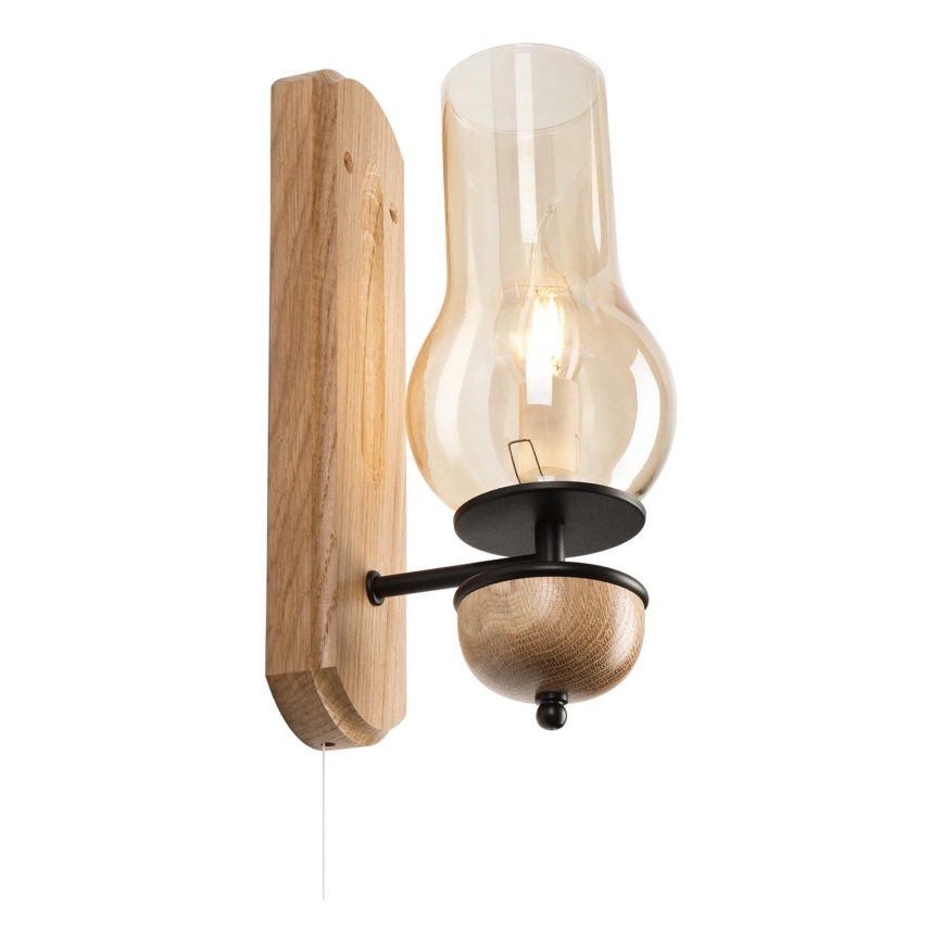 Brilagi - Zidna lampa COTTAGE 1xE14/40W/230V hrast/braon