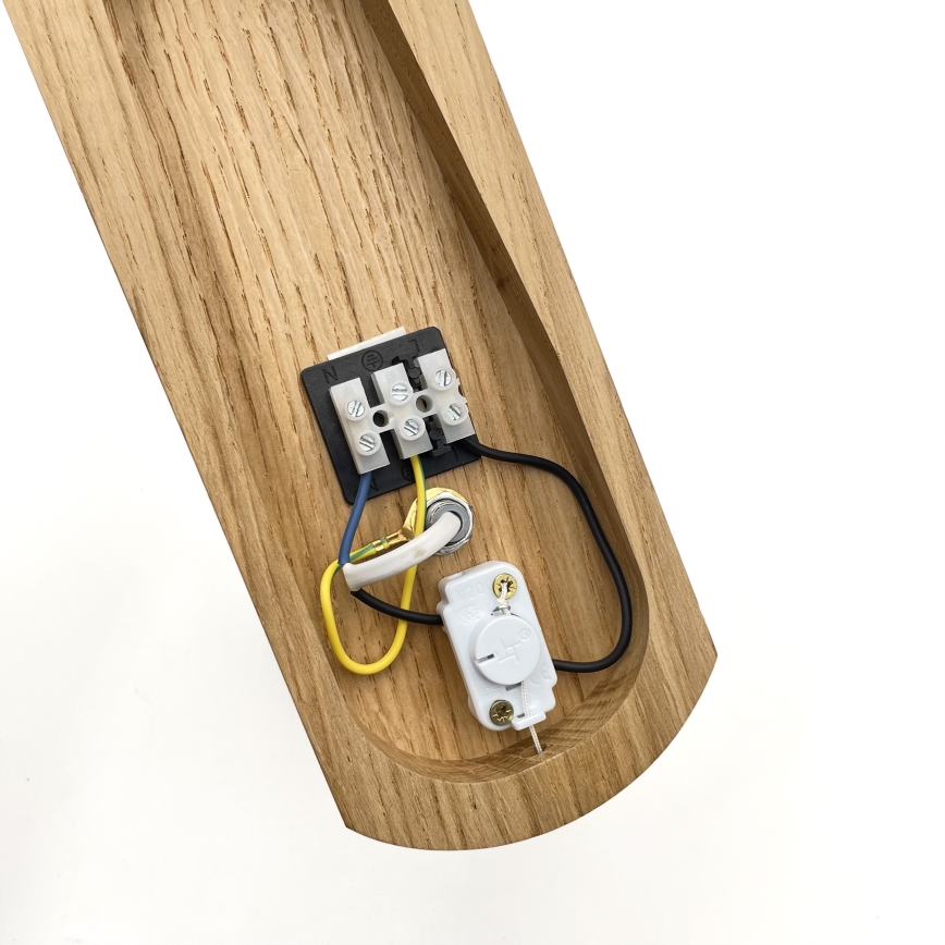 Brilagi - Zidna lampa COTTAGE 1xE14/40W/230V hrast/braon