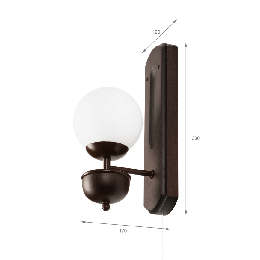 Brilagi - Zidna lampa COTTAGE 1xG9/40W/230V bukva/bela
