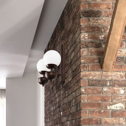 Brilagi - Zidna lampa COTTAGE 2xG9/40W/230V bukva/bela