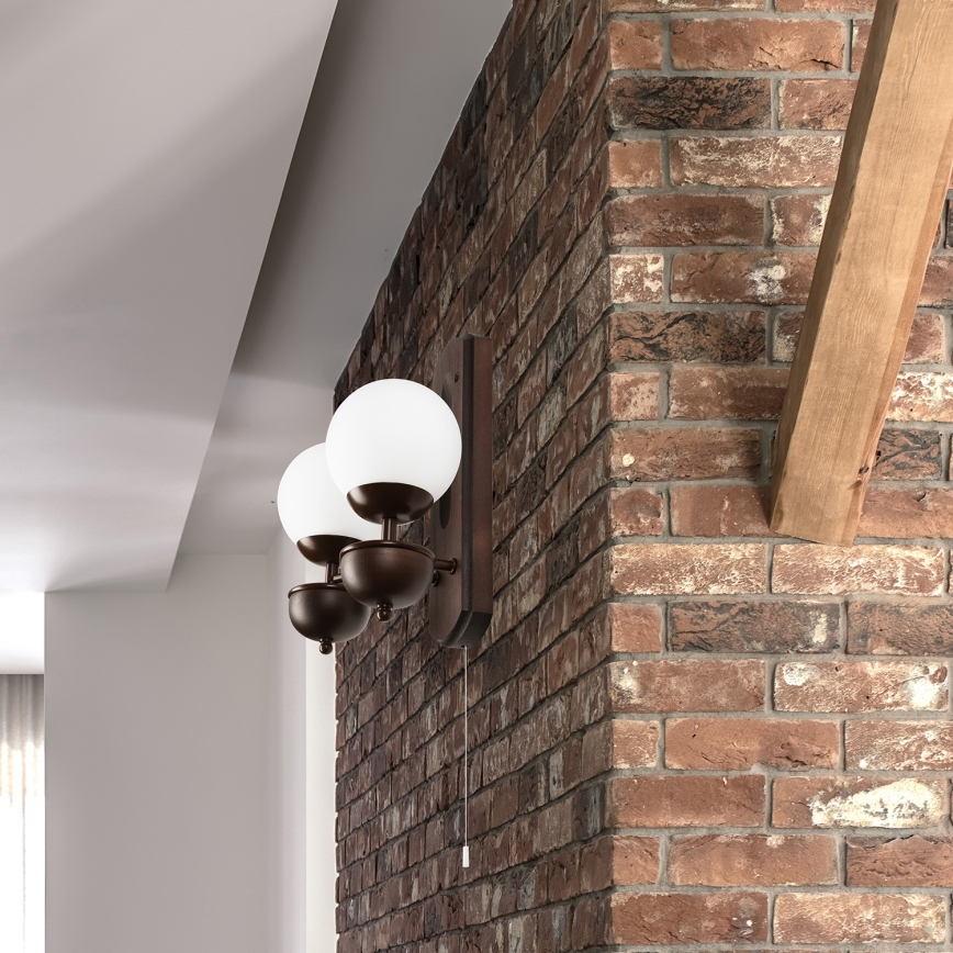 Brilagi - Zidna lampa COTTAGE 2xG9/40W/230V bukva/bela
