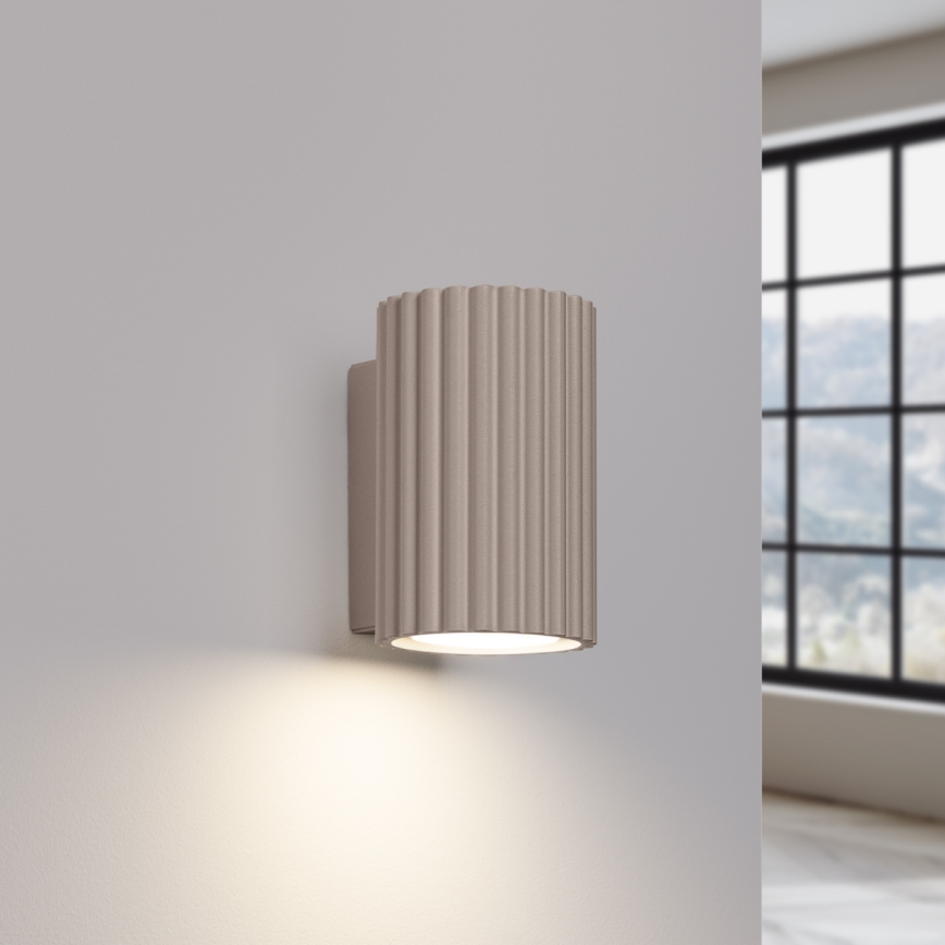 Brilagi - Zidna lampa CRESTO 2xGU10/10W/230V 10 cm taupe