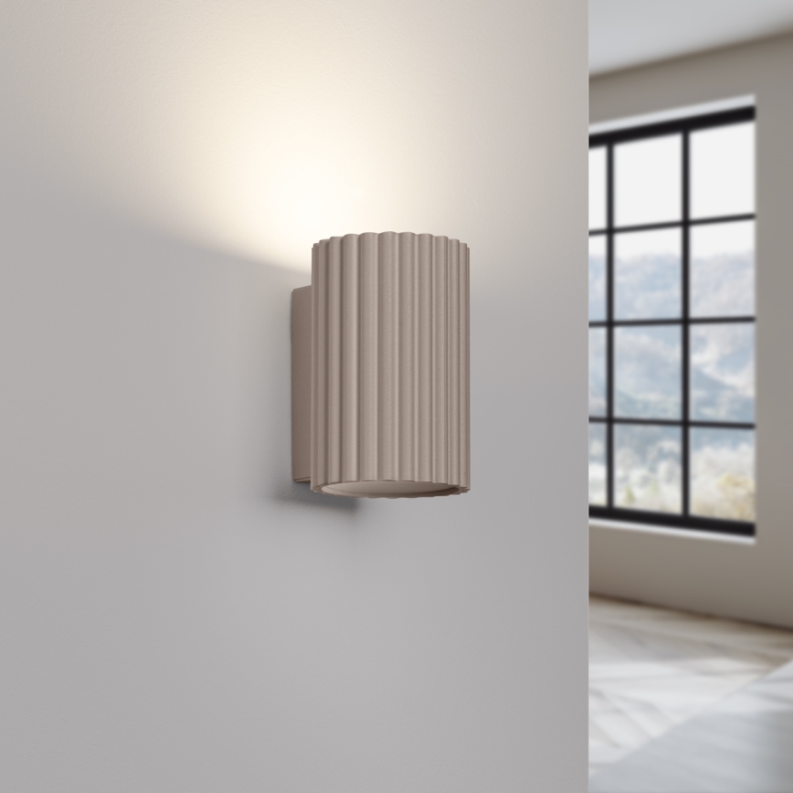 Brilagi - Zidna lampa CRESTO 2xGU10/10W/230V 10 cm taupe