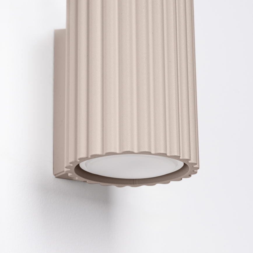 Brilagi - Zidna lampa CRESTO 2xGU10/10W/230V 10 cm taupe