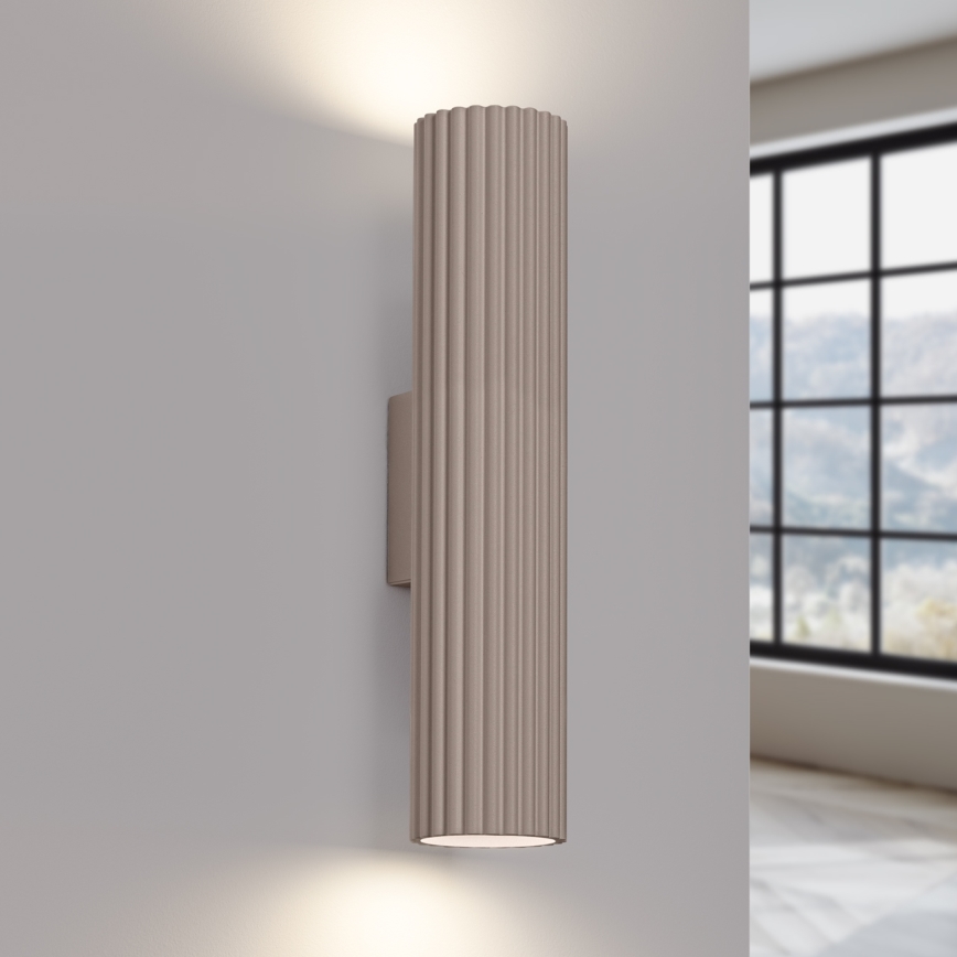 Brilagi - Zidna lampa CRESTO 2xGU10/10W/230V 20 cm taupe