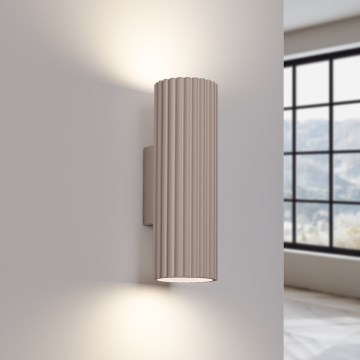 Brilagi - Zidna lampa CRESTO 2xGU10/10W/230V 30 cm taupe