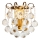 Brilagi - Zidna lampa CRYSTAL 1xE14/60W/230V mesing