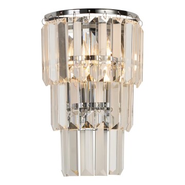 Brilagi - Zidna lampa CRYSTAL 1xE14/60W/230V sjajni krom