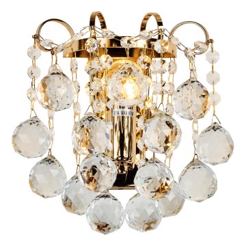 Brilagi - Zidna lampa CRYSTAL 1xE14/60W/230V zlatna