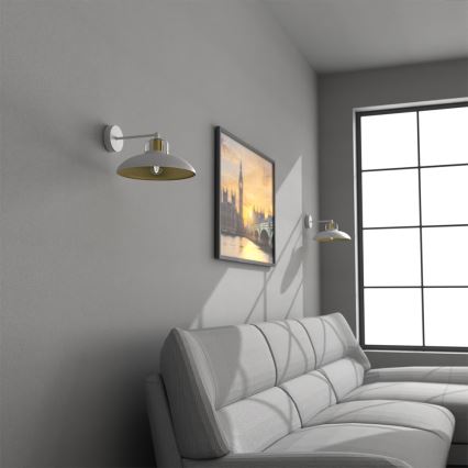 Brilagi - Zidna lampa FLAMENGO 1xE27/60W/230V bela