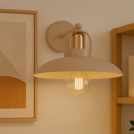 Brilagi - Zidna lampa FLAMENGO 1xE27/60W/230V bež