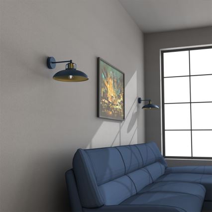 Brilagi - Zidna lampa FLAMENGO 1xE27/60W/230V plava