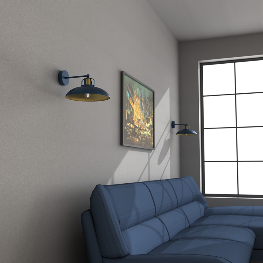 Brilagi - Zidna lampa FLAMENGO 1xE27/60W/230V plava