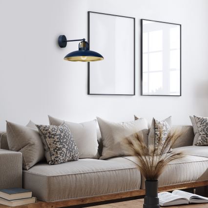 Brilagi - Zidna lampa FLAMENGO 1xE27/60W/230V plava