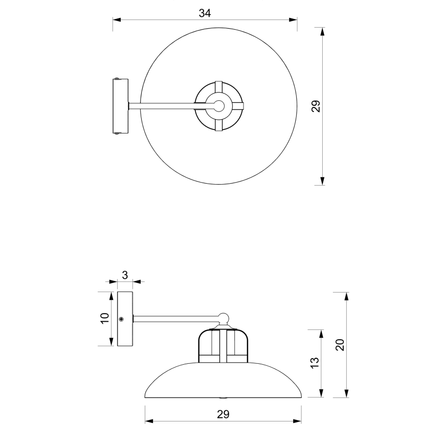 Brilagi - Zidna lampa FLAMENGO 1xE27/60W/230V plava