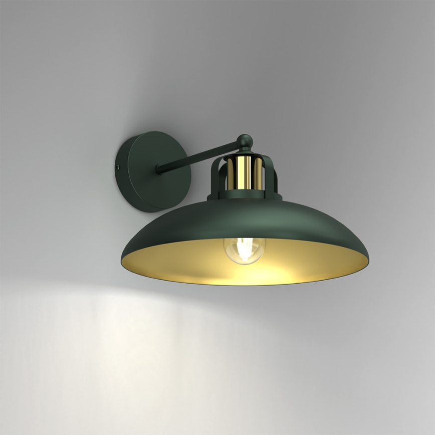 Brilagi - Zidna lampa FLAMENGO 1xE27/60W/230V zelena