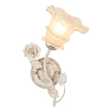 Brilagi - Zidna lampa FLORA 1xE14/60W/230V kremasta/patina