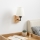 Brilagi - Zidna lampa NUBILA WOOD 1xE27/25W/230V hrast/kremasta