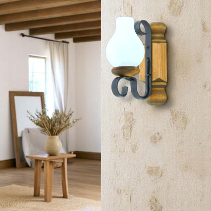 Brilagi - Zidna lampa RUSTIC 1xE14/40W/230V bukva