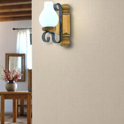 Brilagi - Zidna lampa RUSTIC 1xE14/40W/230V bukva