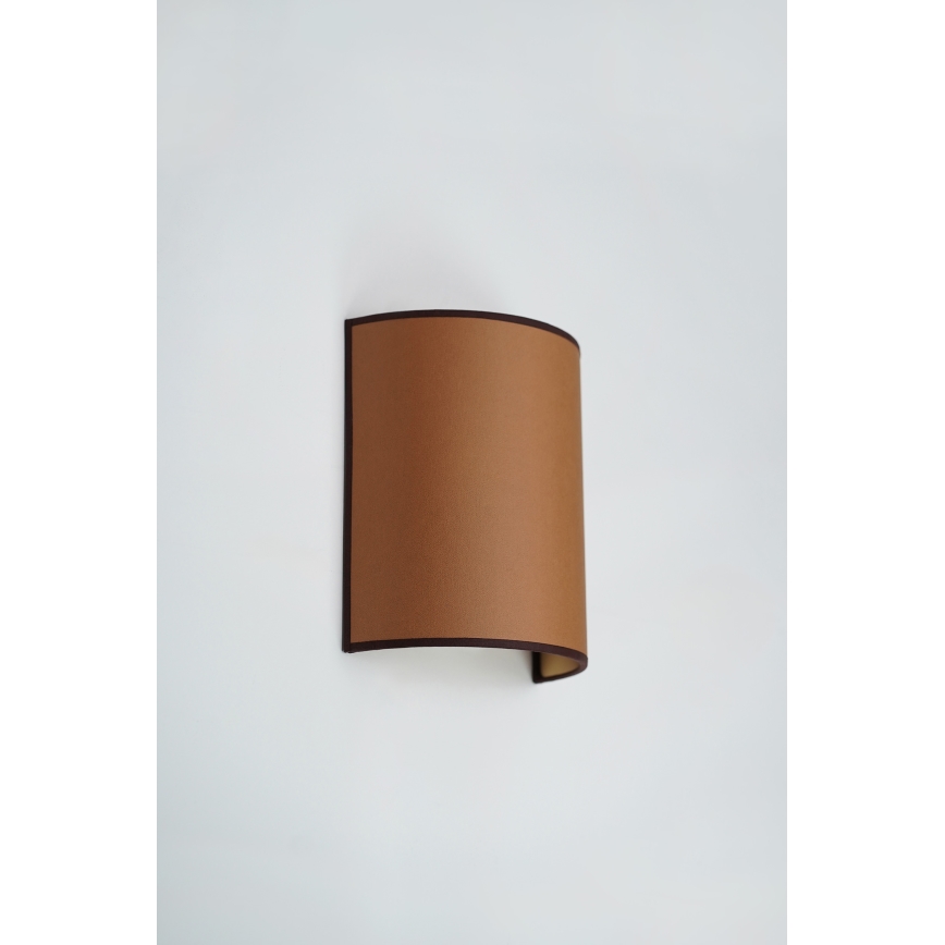 Brilagi - Zidna lampa SEMI 1xE27/15W/230V braon