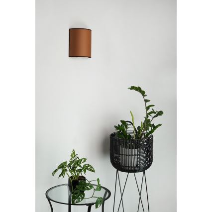 Brilagi - Zidna lampa SEMI 1xE27/15W/230V braon