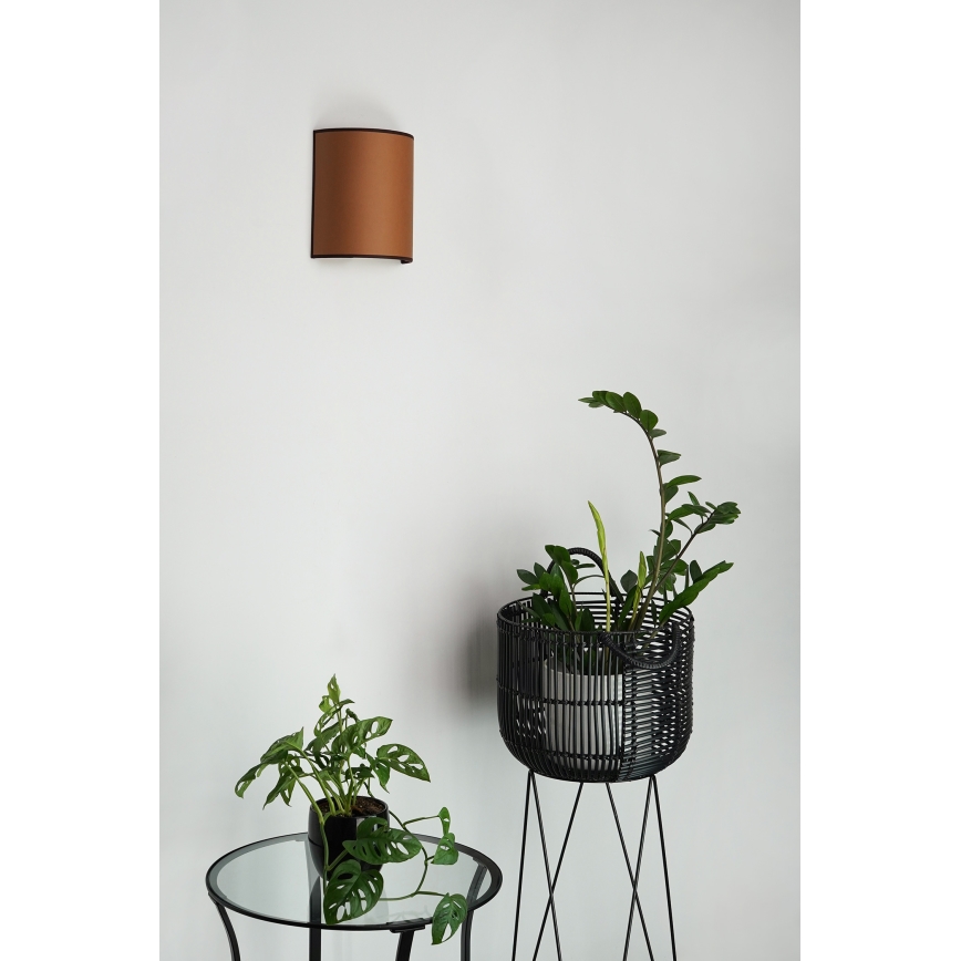 Brilagi - Zidna lampa SEMI 1xE27/15W/230V braon