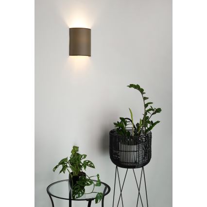 Brilagi - Zidna lampa SEMI 1xE27/15W/230V braon