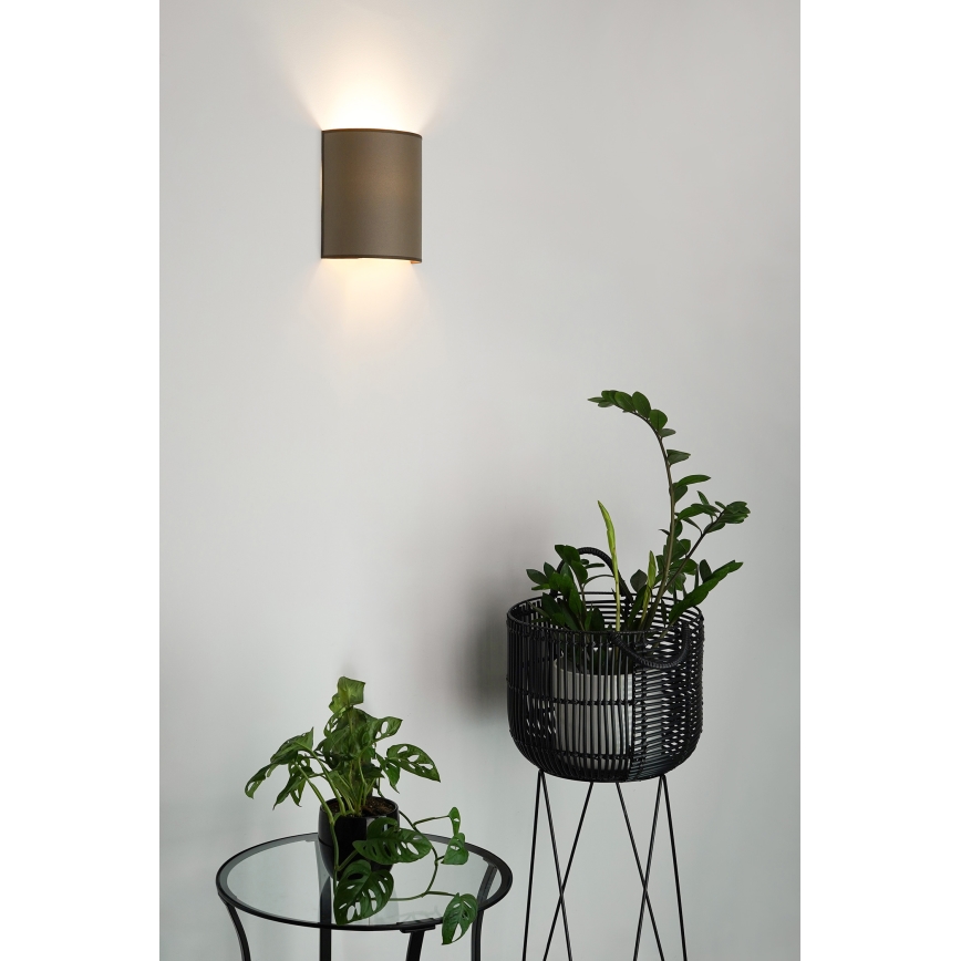 Brilagi - Zidna lampa SEMI 1xE27/15W/230V braon