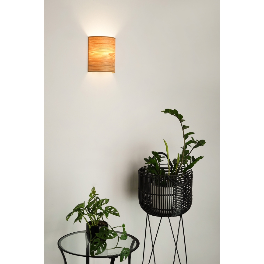 Brilagi - Zidna lampa SEMI 1xE27/15W/230V braon