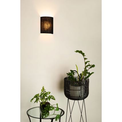 Brilagi - Zidna lampa SEMI 1xE27/15W/230V crno